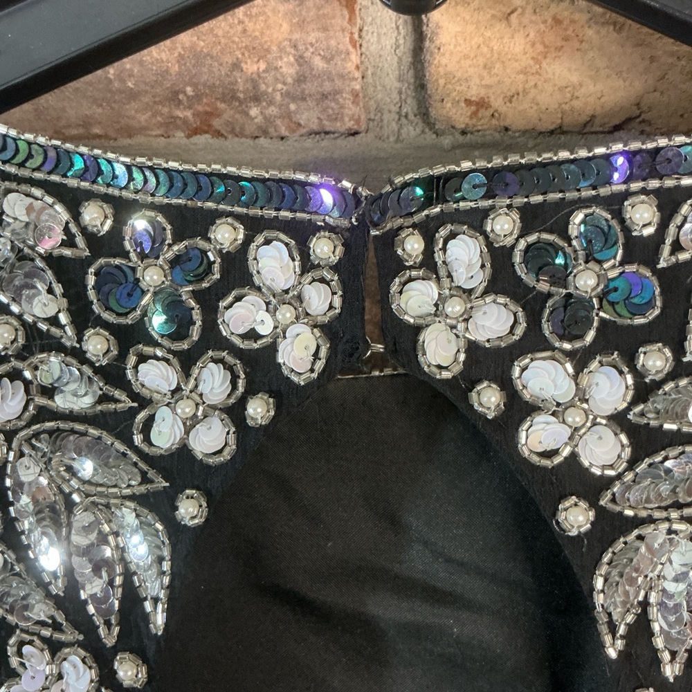 STENAY Vintage Beaded Silk Cocktail Dress - Picture 8 of 15